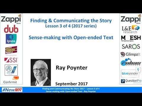 Sense-making with open-ended text