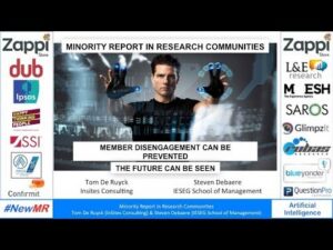 Minority Report in Research Communities – The future can be seen, member disengagement can be prevented