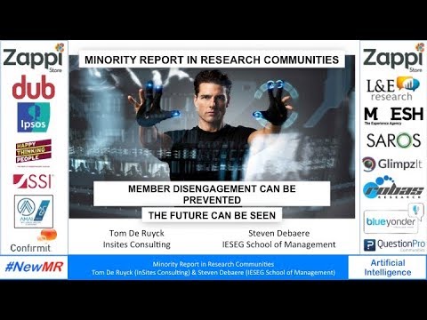 Minority Report in Research Communities – The future can be seen, member disengagement can be prevented