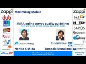 The online survey quality guideline by JMRA