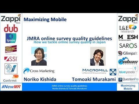 The online survey quality guideline by JMRA