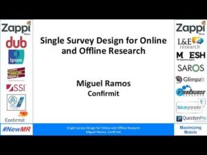 Single Survey Design for Online and Offline Research
