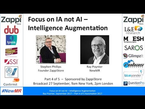 Focus on IA not AI – Intelligence Augmentation
