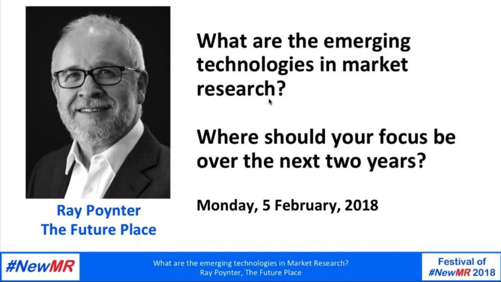 What are the emerging technologies in market research? Where should your focus be over the next two years?