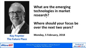 What are the emerging technologies in market research? Where should your focus be over the next two years?