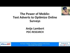 Amplifying Online Survey Response: SMS Survey Advert Technique