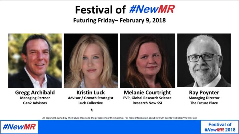 Futuring Friday – Festival of NewMR 2018