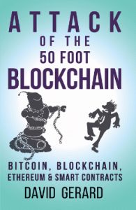 Photo of the book Attack of the 50 Foot Blockchain