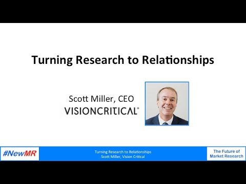 Turning Research into Relationships