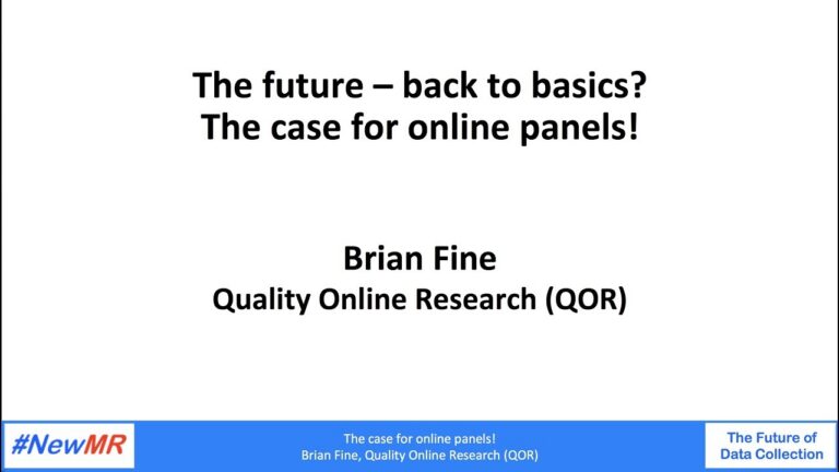 The Future – Back to Basics?