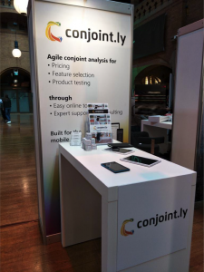 Conjoint.ly stand at ESOMAR Congress 2017