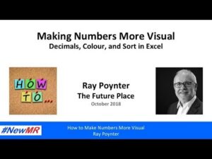 Excel Video – Hiding Decimals, Using Colour, and Sorting to Make Numbers More Visual