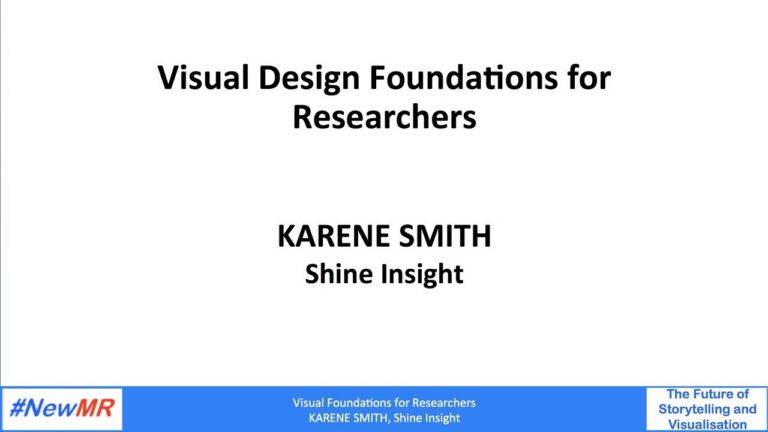 Visual Foundations for Researchers