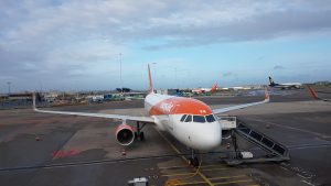 An Easy Jet flight from Luton
