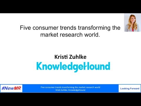 Five consumer trends transforming the market research world