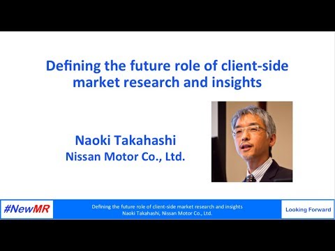 Defining the future role of client-side market research and insights