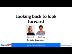 Looking back to look forward