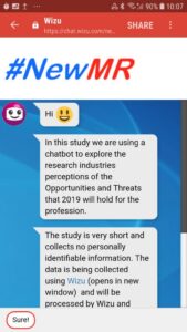 NewMR Chatbot Experiment – Threats & Opportunities Facing Market Research