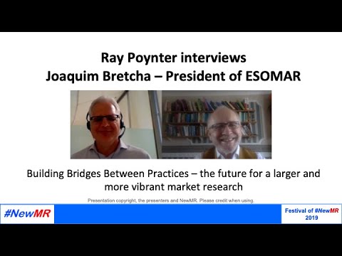 Building Bridges Between Practices – the future for a larger and more vibrant market research