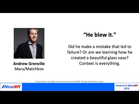 He blew it.” Did he make a mistake that led to failure? Or are we learning how he created a beautiful glass vase? Context is everything.