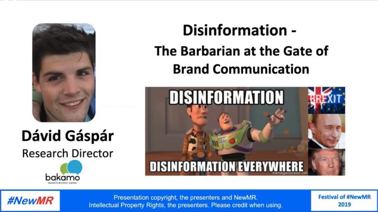 Disinformation – The Game Changer in Market Research and Brand Communication
