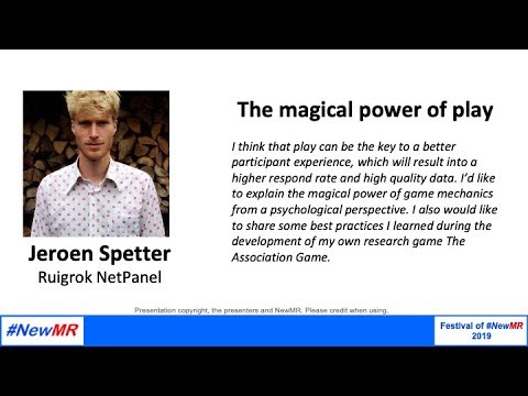 The magical power of play