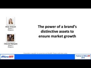 The power of a brand’s distinctive assets to ensure market growth