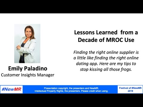 Lessons Learned from a Decade of MROC Use