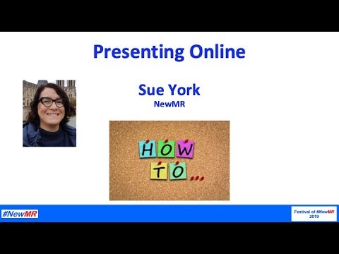 Tips for Presenting Online