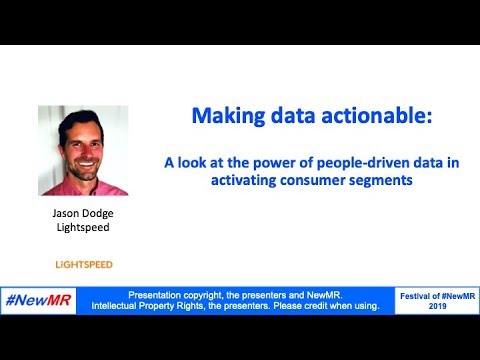 Making data actionable: A look at the power of people-driven data in activating consumer segments