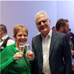 Jane Frost OBE & Joaquim Bretcha