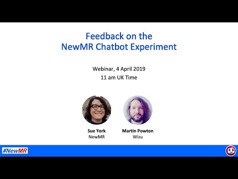 NewMR Chatbot Experiment