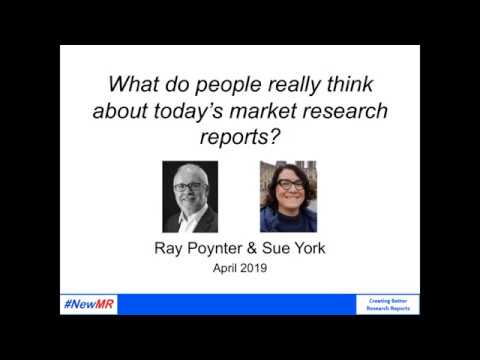What do people really think about today’s market research reports?