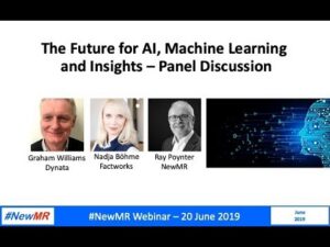 The Future for AI, Machine Learning and Insights – Panel Discussion