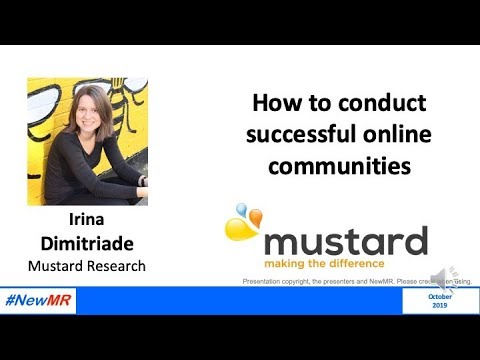How to conduct successful online communities