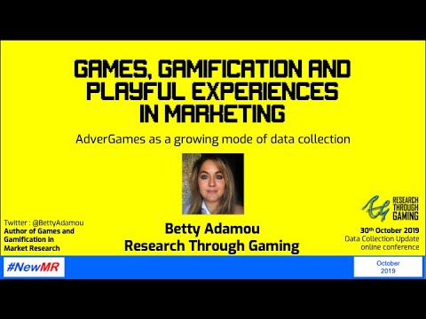 Games, Gamification and Playful Experiences in Marketing: AdverGames as a growing mode of data collection
