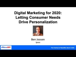 Digital Marketing for 2020: Letting Consumer Needs Drive Personalization