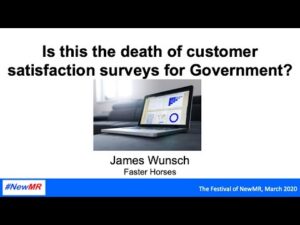 Is this the death of customer satisfaction surveys for Government?