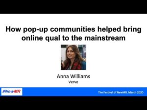 How pop-up communities helped bring online qual to the mainstream