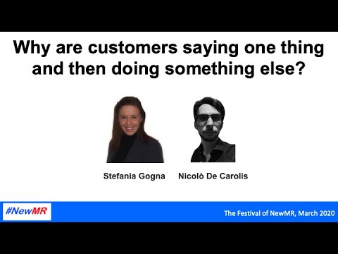 Why are Customers saying one thing and then doing something else?