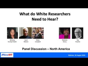 What do white researchers need to hear? USA panel discussion