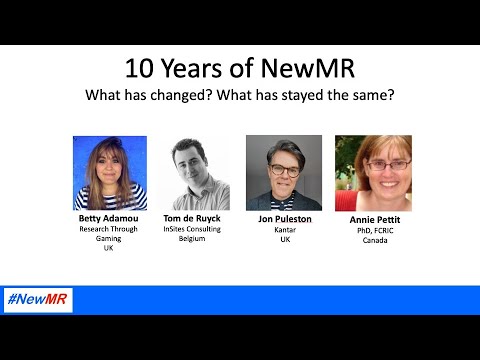 NewMR after 10 Years – Atlantic Session