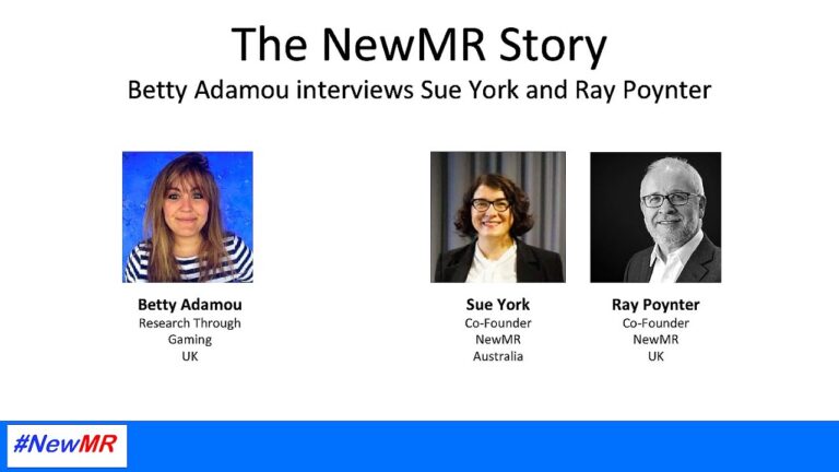 The NewMR Story: Interview with Ray and Sue