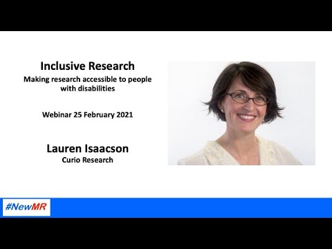 Inclusive Research – Making research accessible to people with disabilities