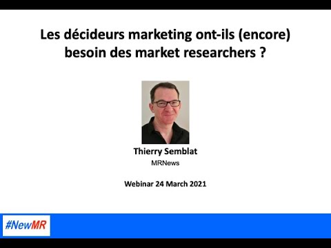 Les décideurs marketing ont-ils (encore) besoin des market researchers ?