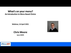 What’s on the Menu? An Introduction to Menu Based Choice