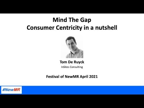 Mind The Gap – Consumer Centricity in a nutshell