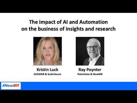 The impact of AI and Automation on the business of insights and research