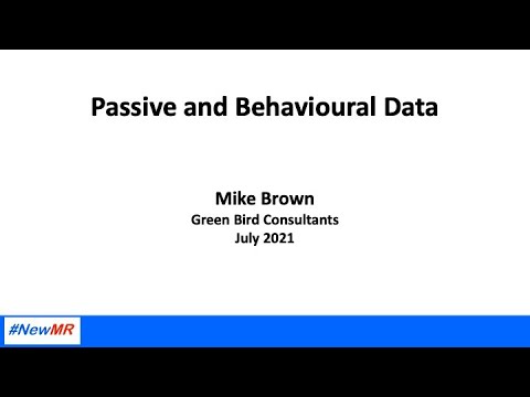 Using Digital Behavioural Data for Insights