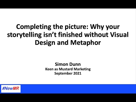 Completing the Picture: Why your Storytelling isn’t finished without Visual Design and Metaphor